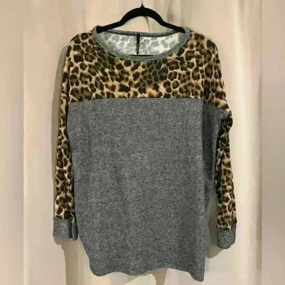 Women’s Gray Bellamie Long Sleeve Top